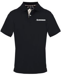 Aquascutum - Lacoste Lettering Collared Short Sleeve Polo Shirt - Lyst