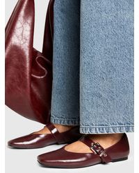 Boohoo - Buckle Detail Mary Jane Ballet Flats - Lyst