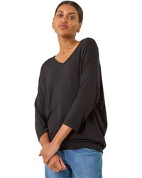 Roman - V-Neck Jersey Stretch T-Shirt - Lyst