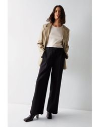 Warehouse - Tailored Straight Leg Trousers - Lyst