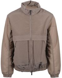 ARMANI EXCHANGE - Woven Blouson Jacket Roasted Cashew - Lyst