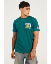 Brave Soul - Cotton Crew Neck Graphic T-Shirt - Lyst