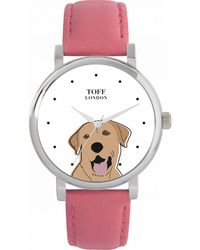 Toff London - Tlws-20713 Ladies Labrador Retriever Dog Head Watch - Lyst