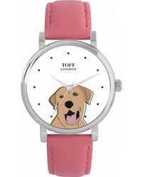 Toff London - Tlws-20713 Ladies Labrador Retriever Dog Head Watch - Lyst