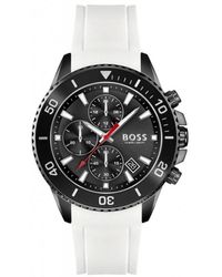 BOSS - Admiral Watch 1513966 Silicone - Lyst