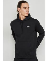 Nike - Embroidered Club Pullover Hoodie - Lyst