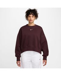 Nike - Sportswear Phoenix Fleece Over Oversized Crewneck Sweatshirt - Lyst