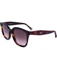 Carolina Herrera - Her0225-G-S-0T4-54 54Mm Havana Sunglasses - Lyst