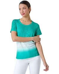 Roman - Ombre Burnout Print Stretch Jersey T-Shirt - Lyst