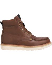 Jack & Jones - And Archway Moc Toe Ankle Boots (Cognac) - Lyst
