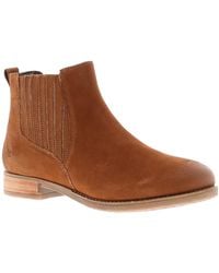 Hush Puppies - Edith Leather Ankle Boots - Lyst