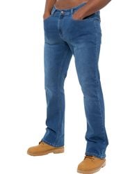 Enzo - Bootcut Stretch Denim Jeans - Lyst