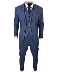 TruClothing - 3 Piece Prince Of Wales Check Suit - Lyst