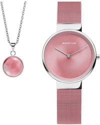 Bering Time - 19031-989-Gwp Ladies Classic Watch And Necklace Gift Set - Lyst