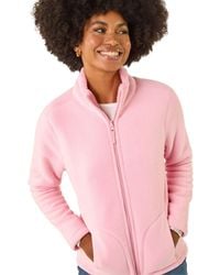 Roman - Reversible Fleece Zip Jacket - Lyst