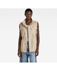 G-Star - G-Star Raw Sleeveless Field Overshirt - Lyst