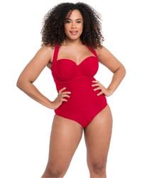 Curvy Kate - Wrapsody Bandeau Swimsuit - Lyst