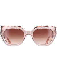 Ted Baker - Cat Eye Gloss Crystal Pale Gradient Tb1757 Coral - Lyst