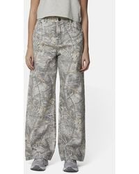 Good For Nothing - Baggy Camo Print Denim Jeans - Lyst