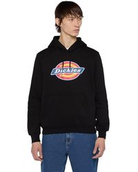 Dickies - Icon Logo Polyester Volwassenen Zwarte Capuchon Sweater - Lyst