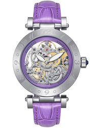 Empress - Theodora Automatic Leather-Band Watch - Lyst