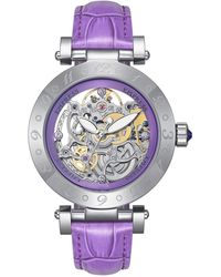 Empress - Theodora Automatic Leather-Band Watch - Lyst