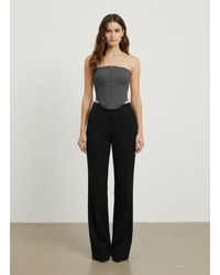 Gini London - Bardot Corset Top - Lyst