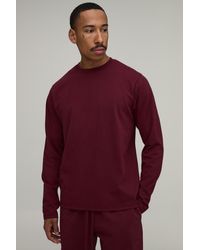 BoohooMAN - Regular Fit Premium 280Gsm Long Sleeve T-Shirt - Lyst