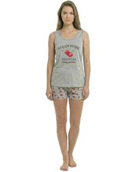 Kisses&Love - Summer Pajamas With Wide Straps, Cotton Kl45250 - Lyst