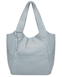 Pure Luxuries - 'Freer' Cashmere Leather Tote Bag - Lyst
