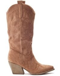 b.soleful - Gwyndolyn Boots Faux Leather - Lyst
