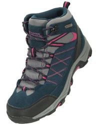 Mountain Warehouse - Ladies Rapid Waterproof Suede Walking Boots () - Lyst