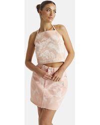 Urban Bliss - Tie Dye Halterneck Top - Lyst