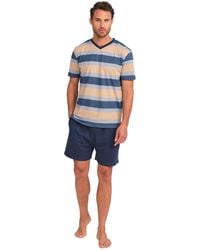 J&j Brothers - Jjbfh5700 Short Sleeve Pajamas - Lyst
