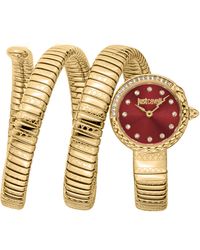 Just Cavalli - Enchanting Snake Quartz Dial Ladies Watch - Lyst