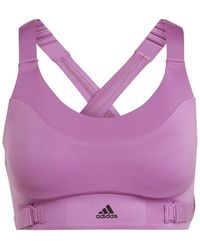 adidas - Fastimpact Luxe Run High Impact Sports Bra - Lyst