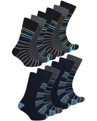 Sock Snob - 12 Pair Multipack Non Elastic Bamboo Socks - Lyst