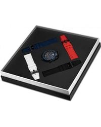 Police - Pewgo00777X0 Clout Watch And Straps Gift Set - Lyst