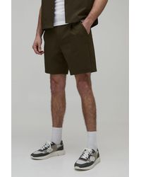 BoohooMAN - Slim Fit Mid Length Technical Short - Lyst