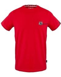 Aquascutum - Small Aldis Chest Logo T-Shirt Cotton - Lyst