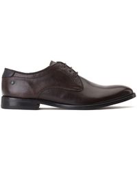 Base London - Bertie Burnished Leather Derby Shoes - Lyst
