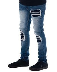 Soulstar - Skinny Fit Ripped Jeans - Lyst