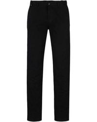 BOSS - Crigan3 Solid Patterned Straight Chinos - Lyst