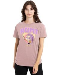 K-Pop Demon Hunters - Ladies Huntrix Rumi Collegic T-Shirt (Powder Rose) - Lyst