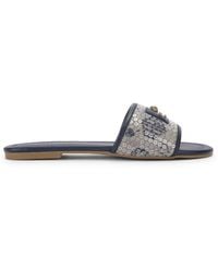Kurt Geiger - Chiswick Flat Sandal Sandals - Lyst