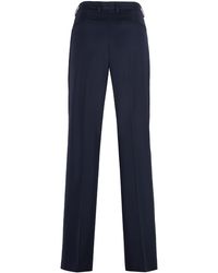 PT01 - Stretch Viscose Trousers - Lyst