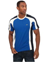Lacoste - Colourblock Cotton Jersey T-Shirt - Lyst
