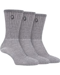 Jeep - 3 Pairs Vintage Cotton Cushioned Socks For Hiking Boots - Lyst