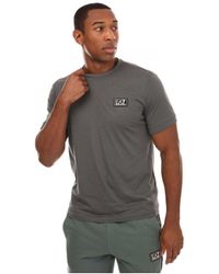 EA7 - Emporio Armani Logo Series Cotton T-Shirt - Lyst