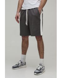 BoohooMAN - Regular Fit Panelled Jersey Short - Lyst